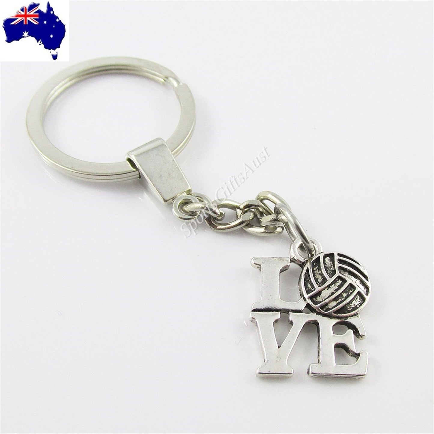 Netball Love Netball Charm Keychain Coach Sports End Of Season Gift