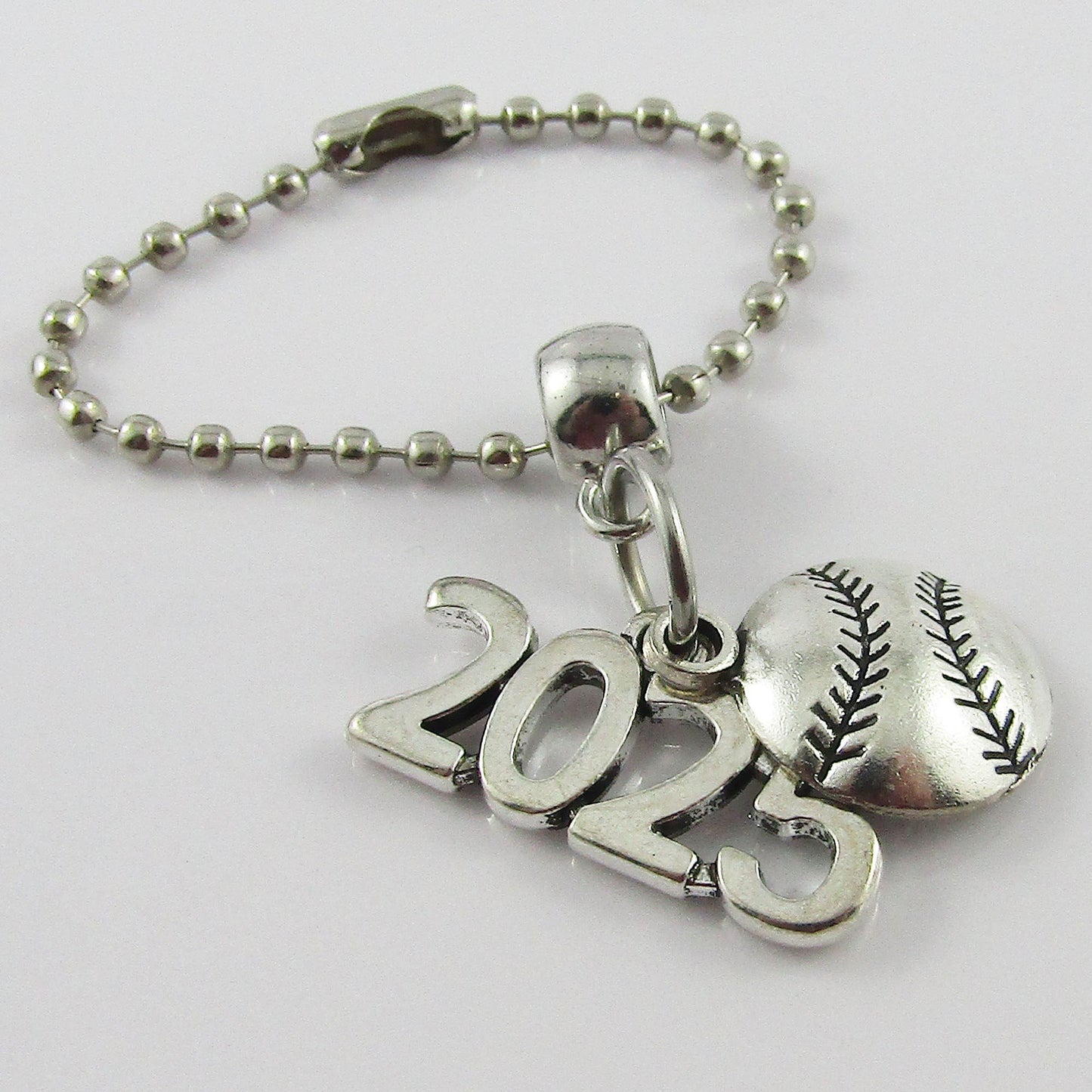 2025 Softball Charm Bag Tag Zipper Pull Team Set of 10 End Of Season Gift