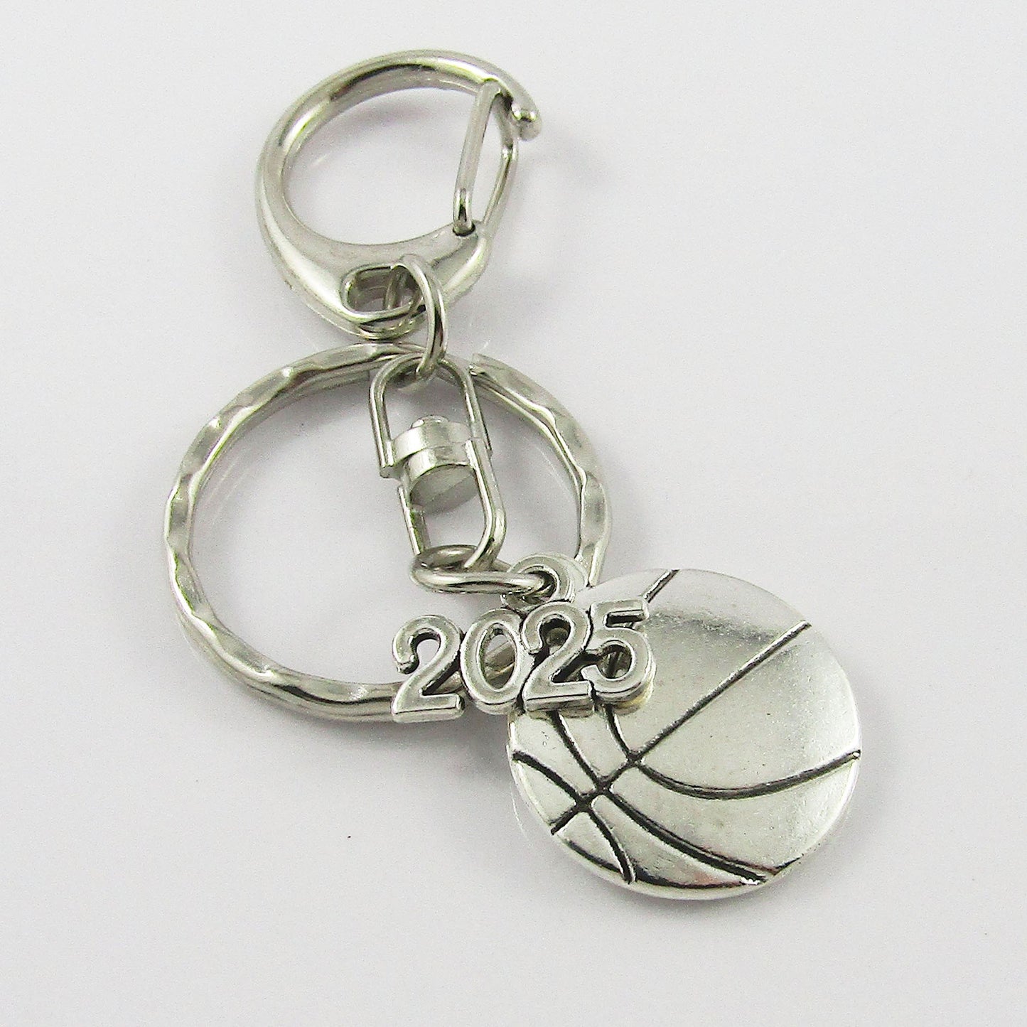 Team Set of 14 BASKETBALL 2025 Charm Keychain Coach Sports End Of Season Gift