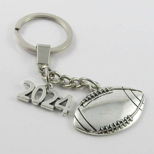 2024 Football Charm Keychain 94mm Coach Sports End Of Season Gift