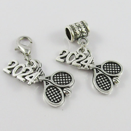 2024 Tennis Racquets Charm Select Clip on or European Charm