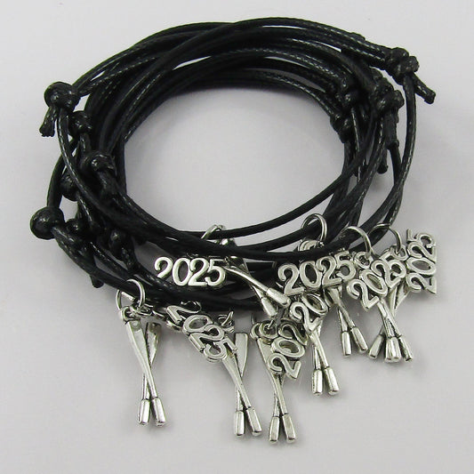 8 Rower Set One Size Fits All 2025 ROWING Charm Bracelet Sports Team Gift