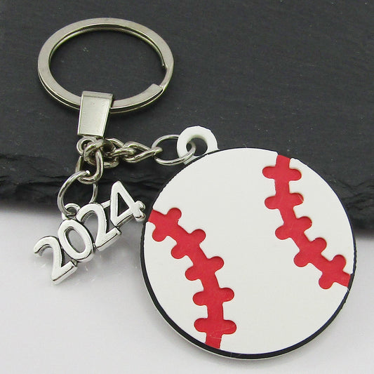 2024 Softball Charm Keychain 115mm Coach Sports End Of Season Gift