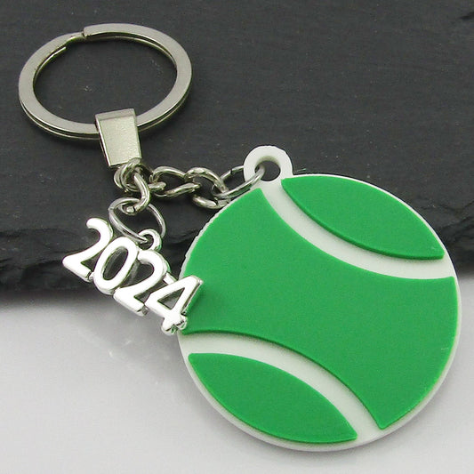 2024 Tennis Ball Charm Keychain 115mm Coach Sports End Of Season Gift