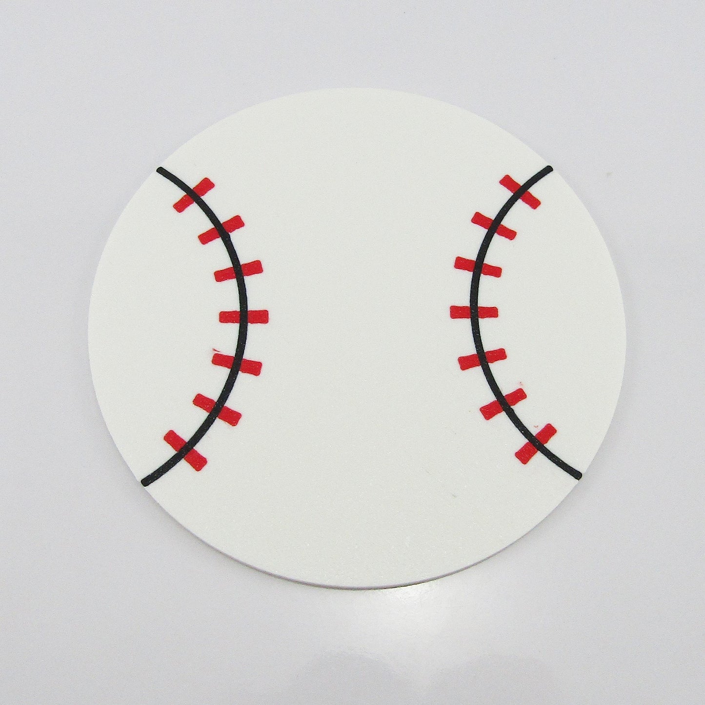 Baseball Sports Drink Coaster available individually or in sets of four