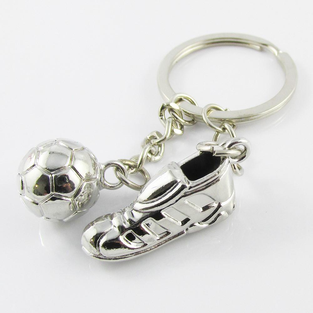 Soccer Shoe and Ball Sport Keychain Keyring Coach Sports End Of Season Gift