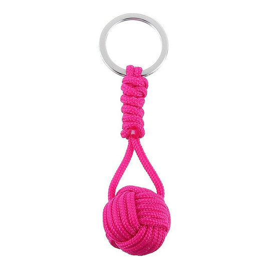 3D Cord Netball Charm Bag Tag Keyring 95mm Coach Team Gift Pick Colour