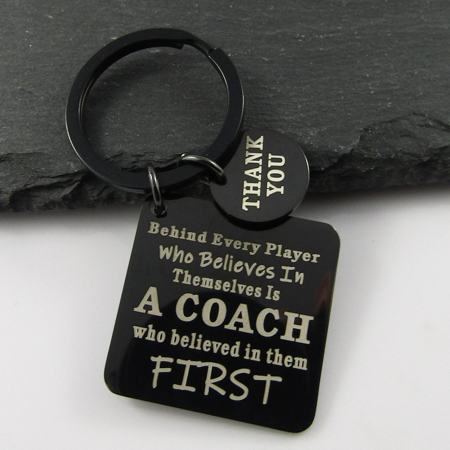 Sports Coach Thank You Keychain Keepsake End of Season Sports Gift