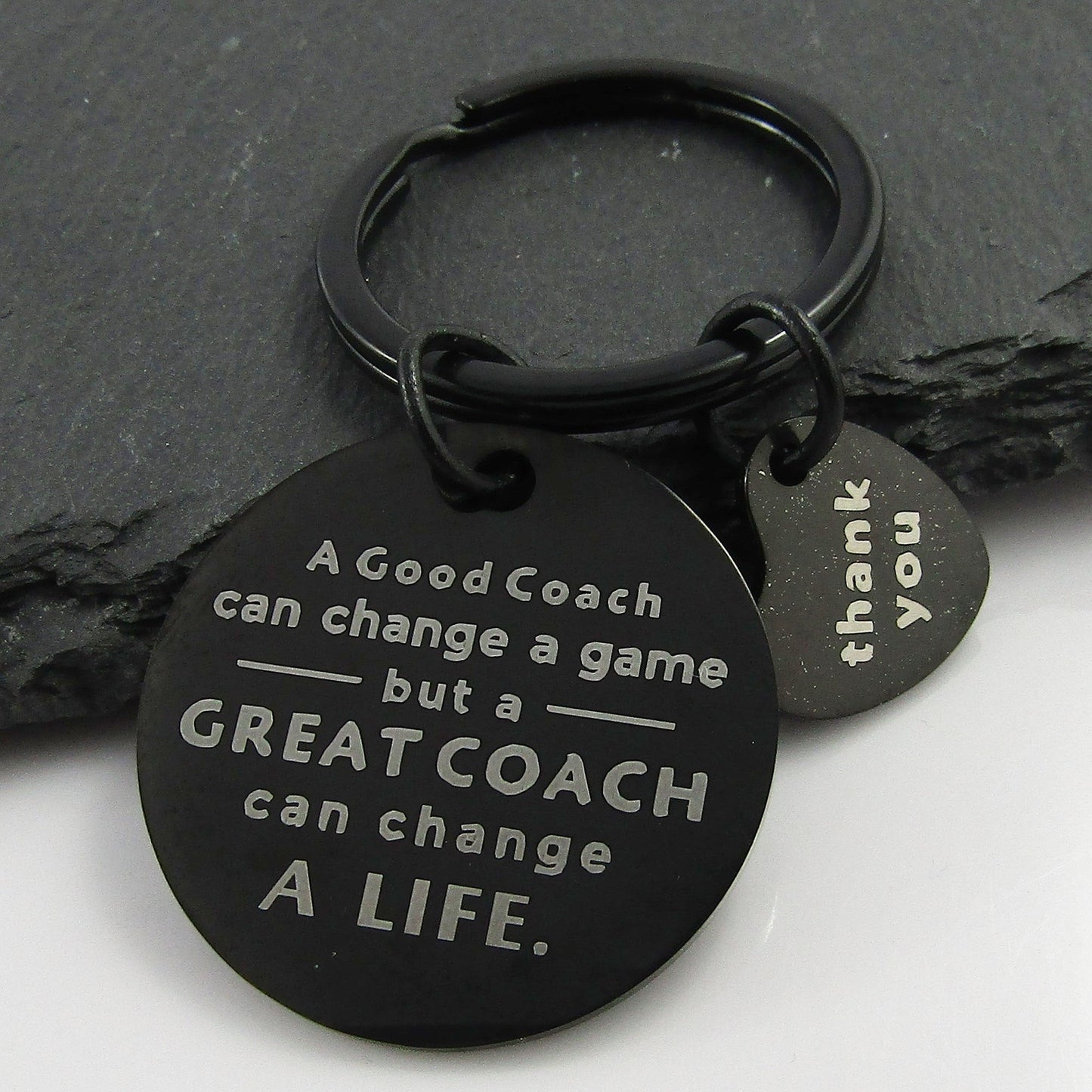 Sports Coach Thank You Great Coach Keychain Keepsake End of Season Sports Gift