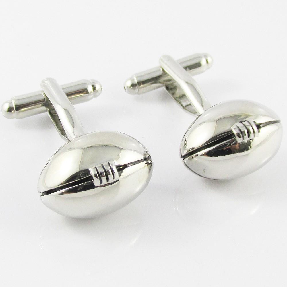 Brass 3D Football Cufflinks FREE Gift Bag included!