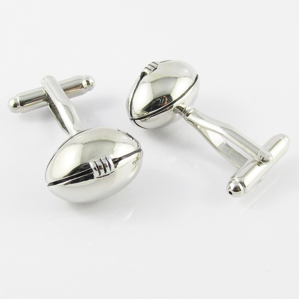 Brass 3D Football Cufflinks FREE Gift Bag included!