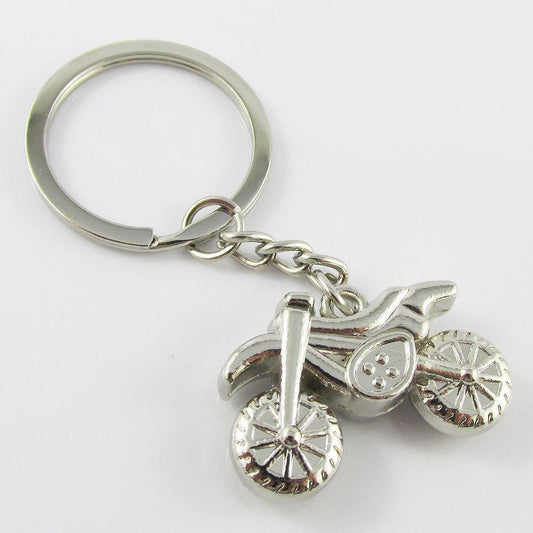 Trail Bike Racing Sports Keychain Keyring 80mm Sports Gift