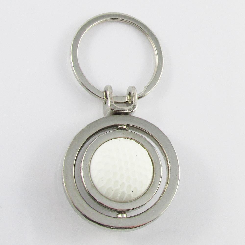 Golf Ball Sports Keychain Keyring Bag Tag 70mm Coach Sports Gift